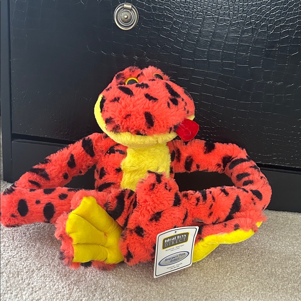 Red and Yellow Plush Toy